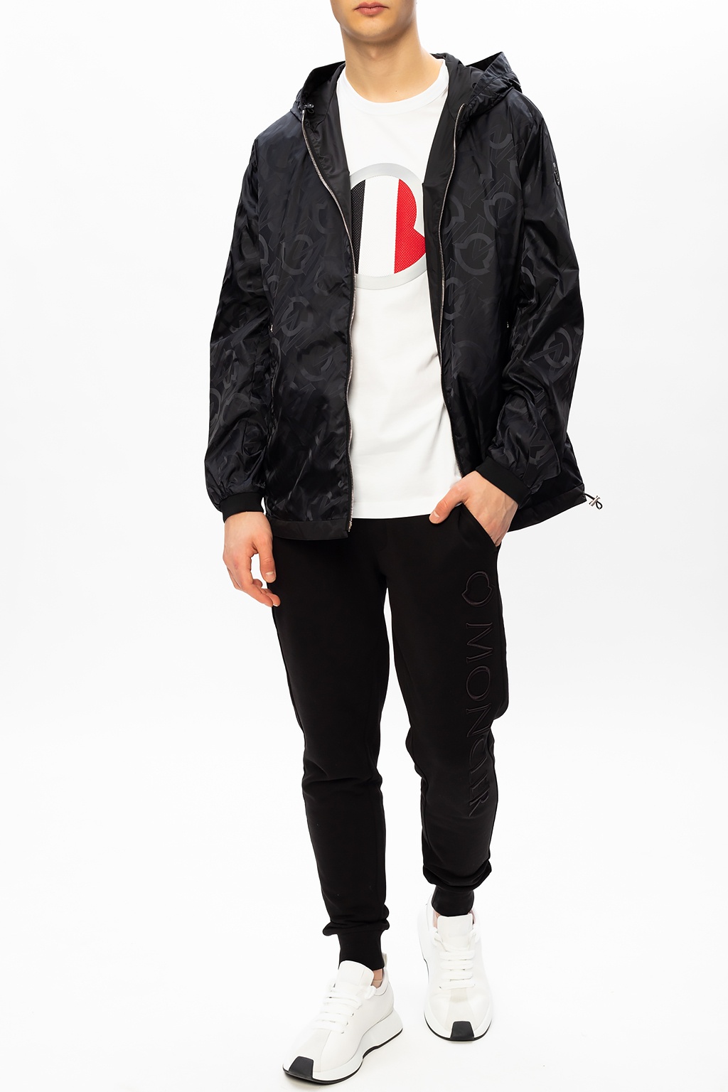 Black 'Cordier' reversible jacket with logo Moncler - Vitkac Canada